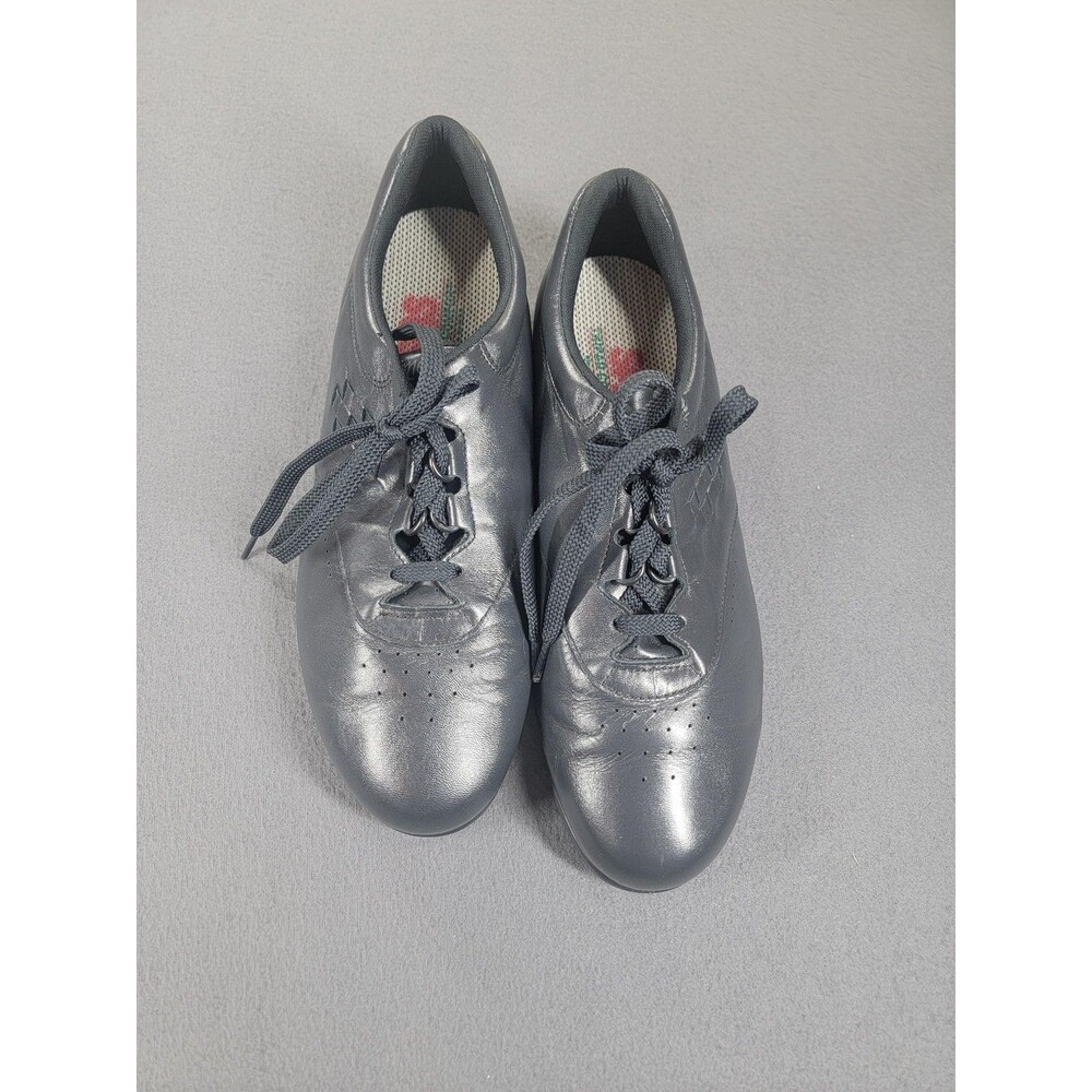 SAS Free Time Shoes Womens Size 11 M Comfort Walking Leather Lace Up Casual Blue